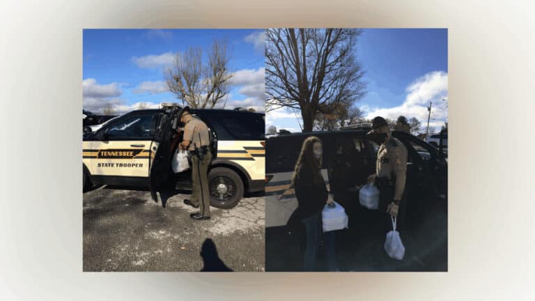 State Trooper entregó cenas de Acción de Gracias a 300 personas en Tennessee at Memphis Noticias | 4 State Trooper entregó cenas de Acción de Gracias a 300 personas en Tennessee