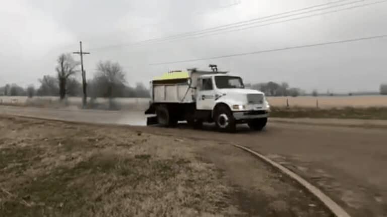 MDOT preparándose para las condiciones climáticas invernales en el norte de Mississippi