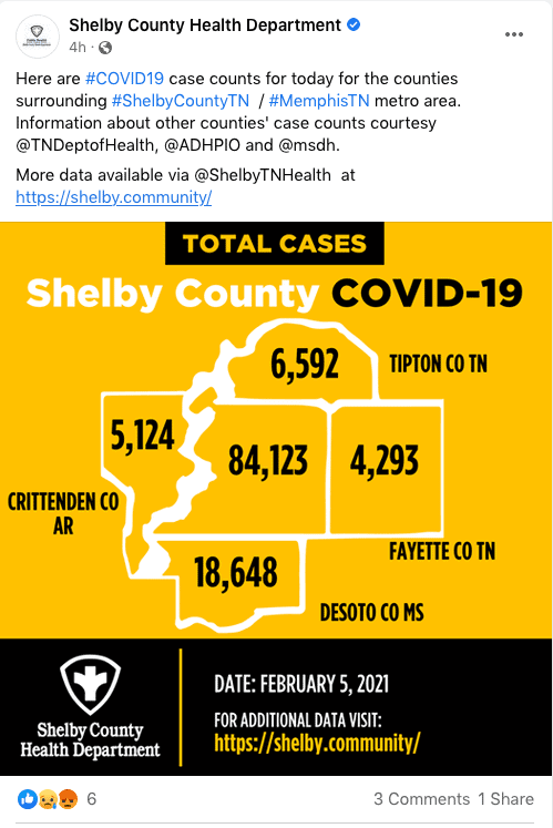 736.370 casos confirmados en Tennessee, 279.742 en Mississippi y 242,251 en Arkansas | by rodrigodominguez