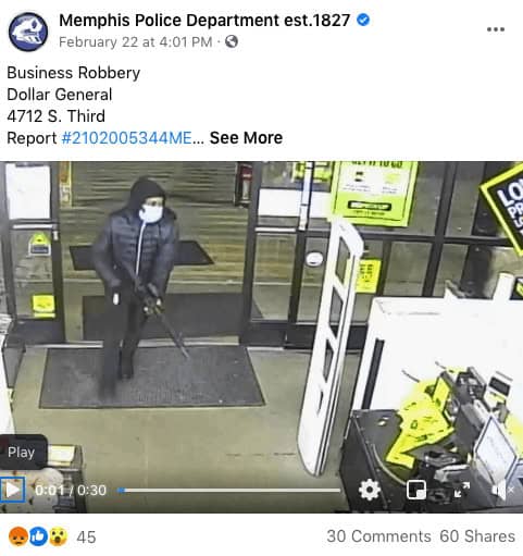 La policía busca a dos hombres que robaron en Dollar General usando un rifle de asalto semiautomático at Memphis Noticias | 1 La policía busca a dos hombres que robaron en Dollar General usando un rifle de asalto semiautomático Screen Shot 2021 02 25 at 1.13.08 AM