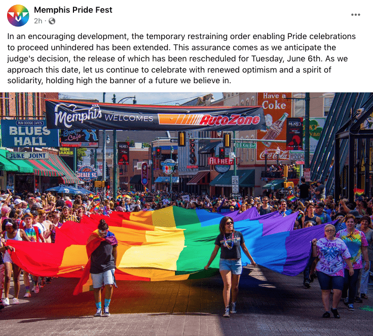 El Memphis Pride Fest, los organizadores esperan que miles de personas llenen Bluff City | by rodrigodominguez