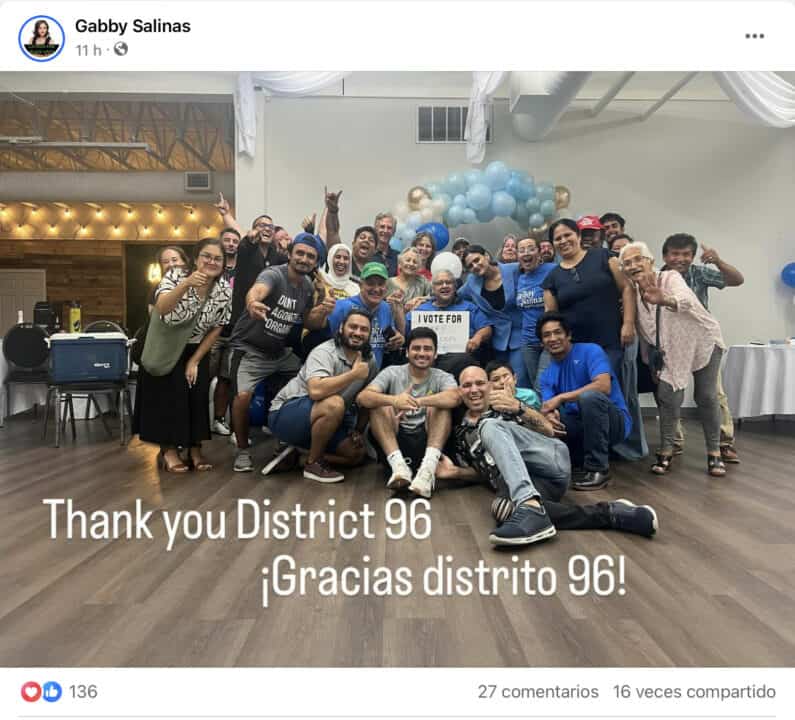 Gabby Salinas Gana las primarias demócratas para el distrito 96 de Tennessee Screenshot 2024 08 02 at 10.40.24%E2%80%AFAM