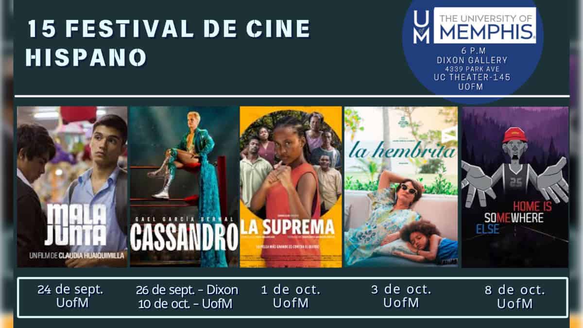 Un vistazo a la celebración cultural: Festival de cine Hispano 2024 en la Universidad de Memphis