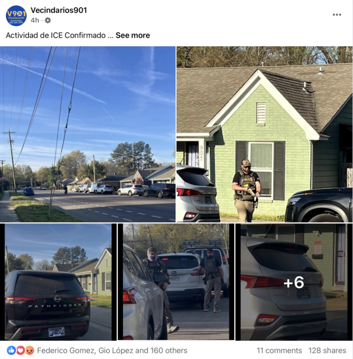 Agentes de ICE y ATF en Memphis se retiran sin arrestos tras intervención comunitaria Screenshot 2025 03 27 at 1.50.41%E2%80%AFPM