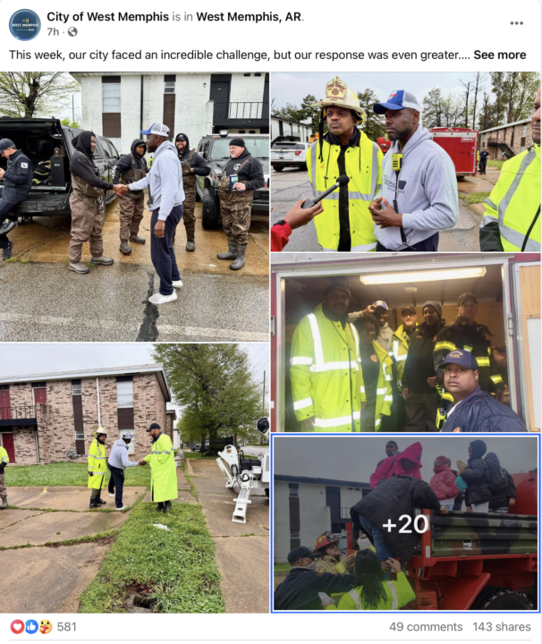 Más de 100 personas evacuadas en West Memphis tras inundaciones históricas at Memphis Noticias | 1 Más de 100 personas evacuadas en West Memphis tras inundaciones históricas Screenshot 2025 04 07 at 12.23.49%E2%80%AFAM