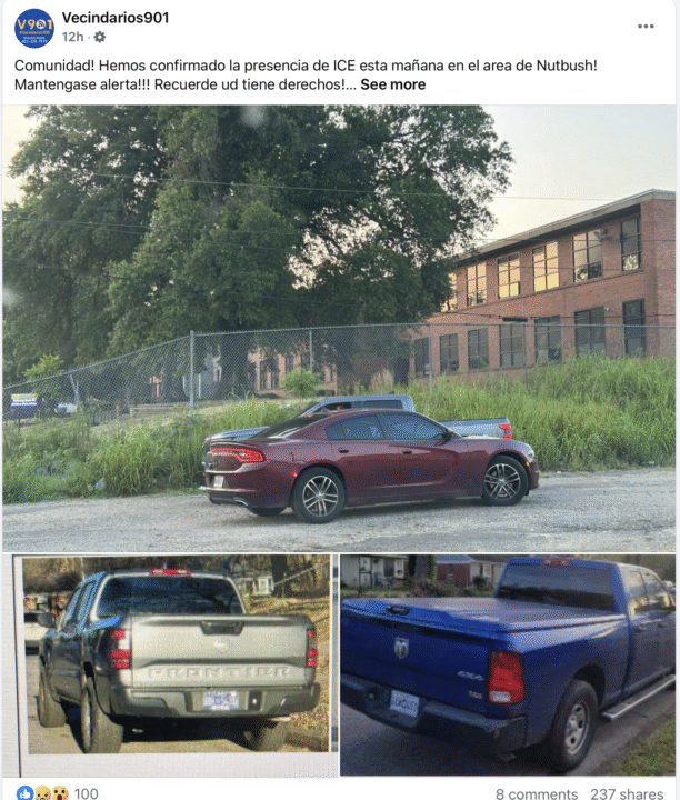 Cuatro arrestos por ICE en apartamentos de Pikes Peak generan inquietud entre residentes at Memphis Noticias | 1 Cuatro arrestos por ICE en apartamentos de Pikes Peak generan inquietud entre residentes Screenshot 2025 06 10 at 6.54.44%E2%80%AFPM