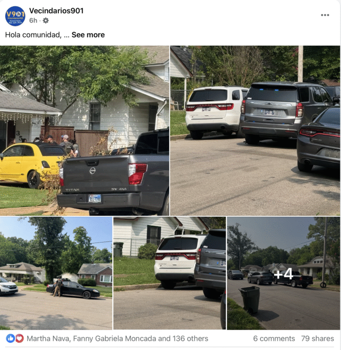 Presencia de U.S. Marshals genera alarma en vecindario del 38122 durante operativo federal at Memphis Noticias | 1 Presencia de U.S. Marshals genera alarma en vecindario del 38122 durante operativo federal Screenshot 2025 06 12 at 12.00.56%E2%80%AFAM