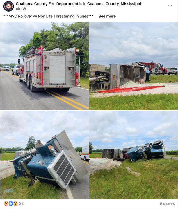 Buenos samaritanos salvan a camionero tras volcadura en Mississippi at Memphis Noticias | 1 Buenos samaritanos salvan a camionero tras volcadura en Mississippi Screenshot 2025 06 13 at 7.50.06%E2%80%AFPM