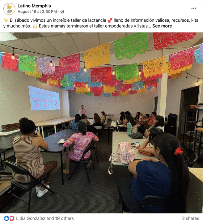 Madres latinas encuentran apoyo y recursos en taller de lactancia de Latino Memphis | by rodrigodominguez