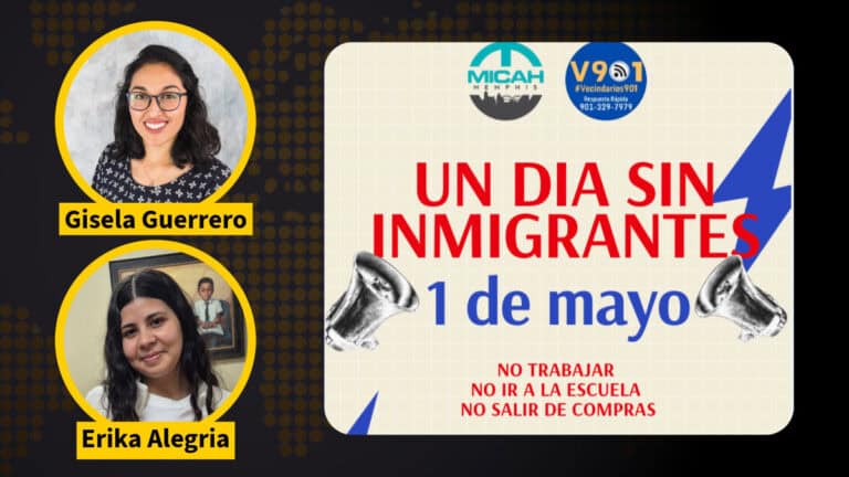 Comunidad inmigrante de Memphis se une al paro nacional del 1 de mayo