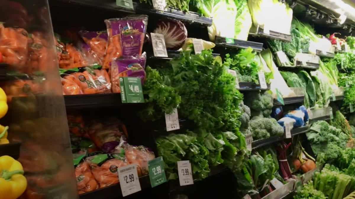 Verduras frescas en anaqueles de supermercado en Memphis. — memphisnoticias.com