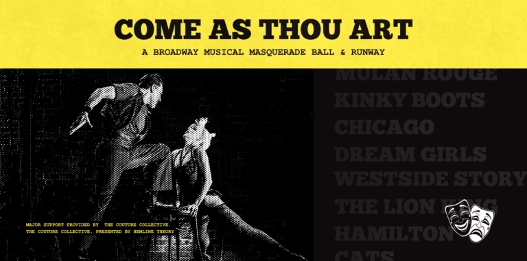 Come as thou art: baile de máscaras y pasarela