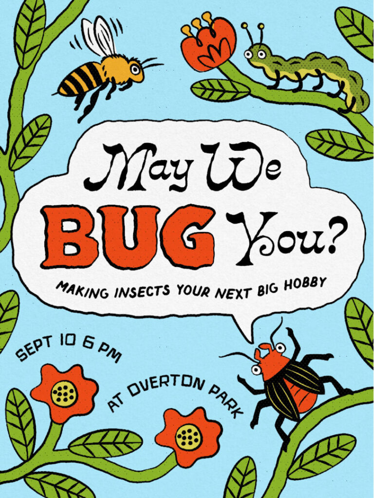 Events At Memphis Noticias | 29 May we bug you? : insectos como pasatiempo