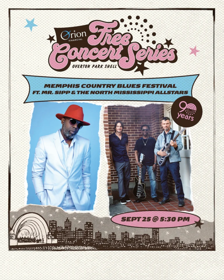 Concierto gratis en el shell: memphis country blues festival