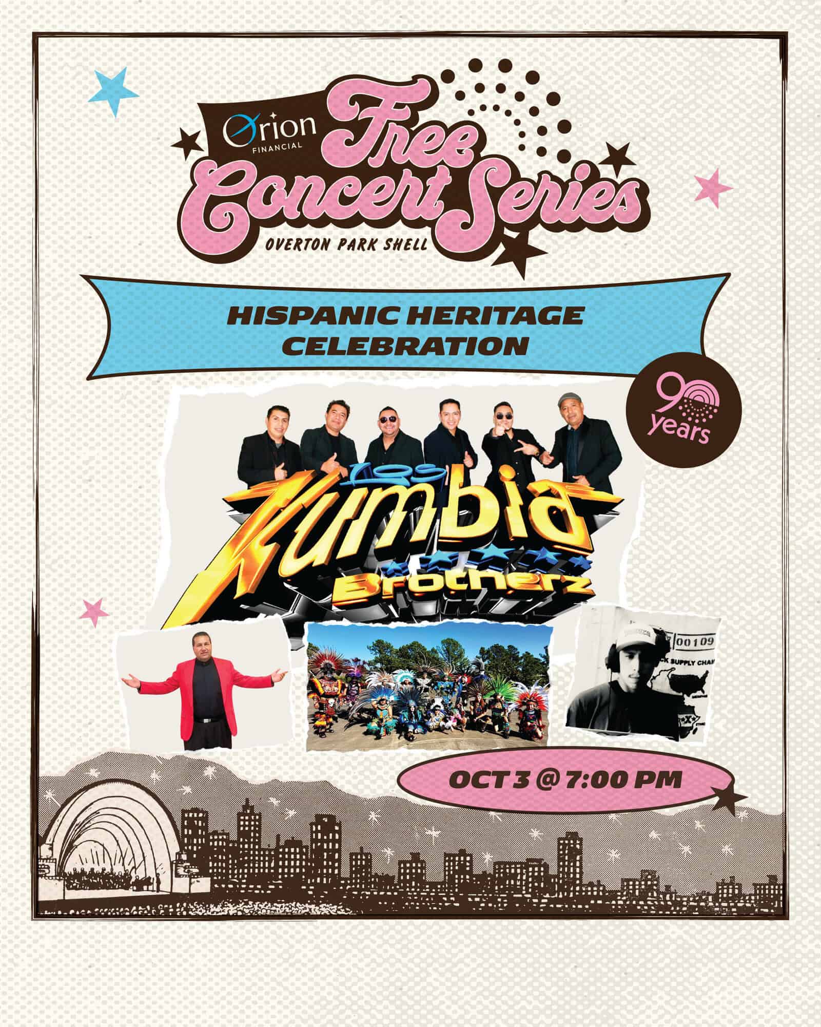 Celebración del mes de la herencia hispana con los kumbia brotherz y dj mala leche