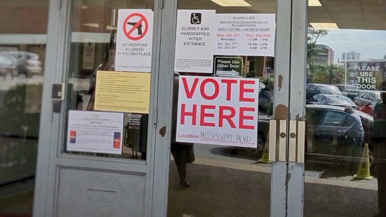 El condado de shelby lidera la votación anticipada en tennessee