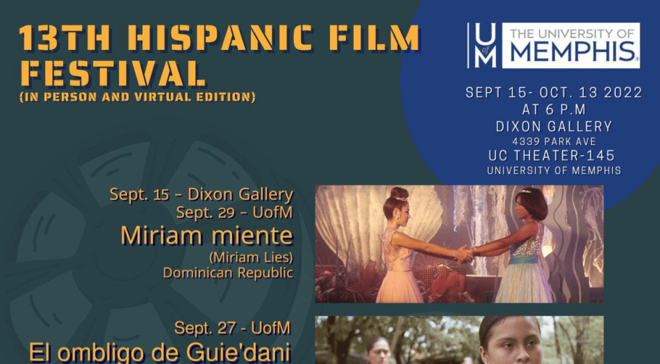 Decimotercero festival de cine Hispano Universidad de Memphis
