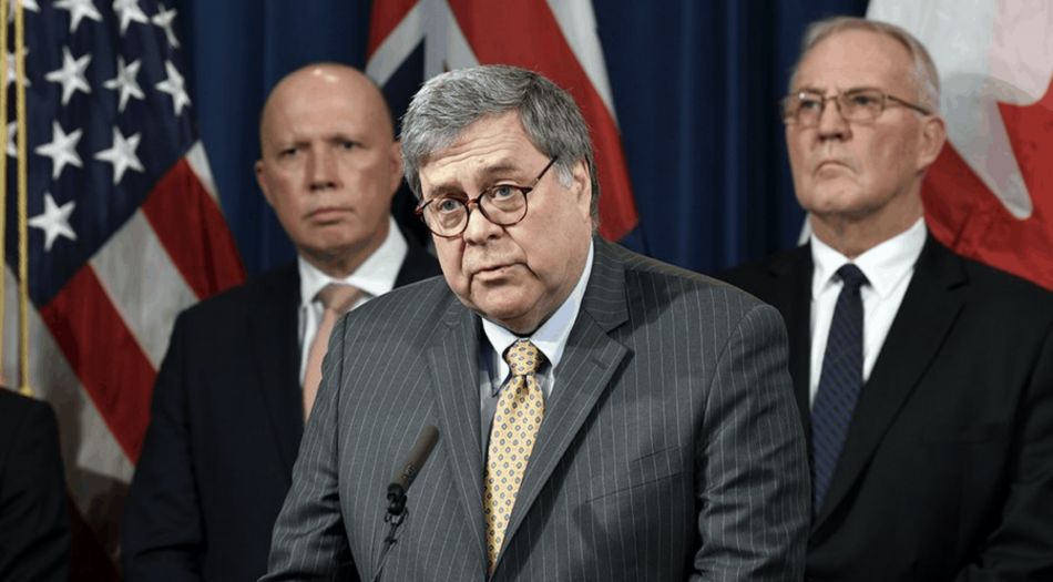 Attorney General Barr provides remarks on the launch of Voluntary Principles to Counter Online Child Sexual Exploitation and Abuse. March 5, 2020