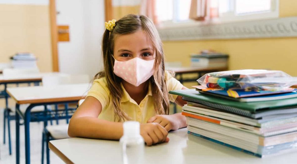 Mascarillas en la escuela