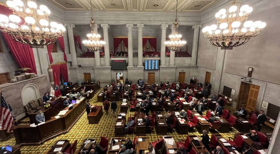 Sesión en el Senado de Tennessee