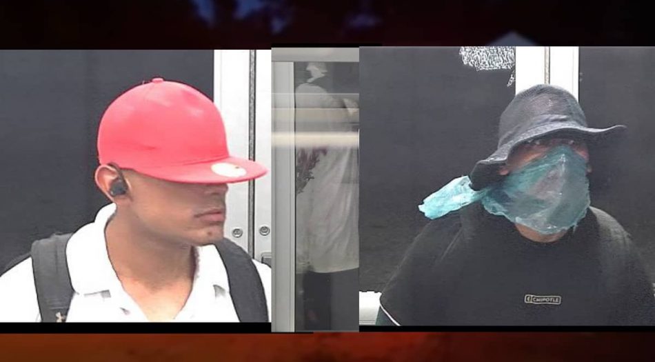 Sospechosos de robo en Banco of America-1