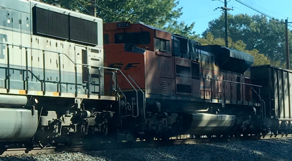 Tren en movimiento Foto de Archivo