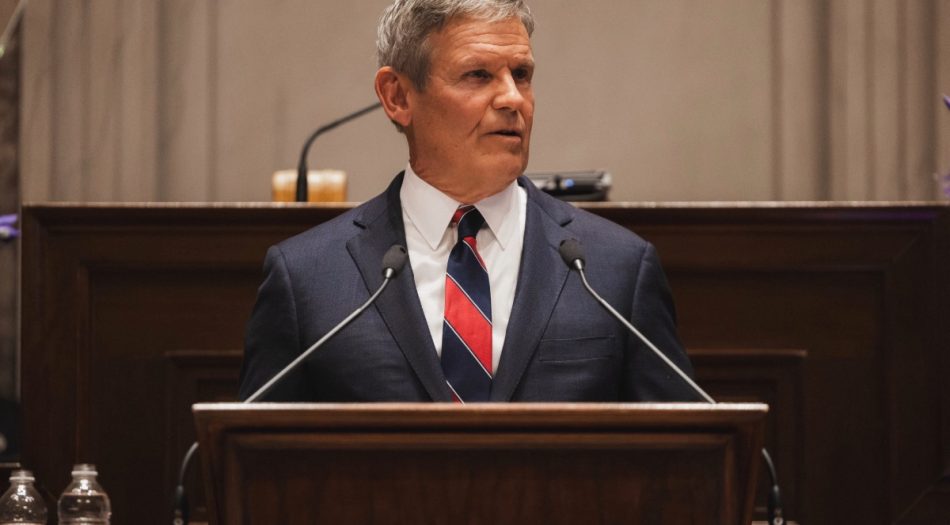 Gobernador, Bill Lee. Nashville, Tennessee